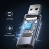 Adaptera audio adapteris USB-A austiņām Minijack 3,5 mm pelēkā krāsā