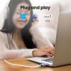 Adaptera audio adapteris USB-A austiņām Minijack 3,5 mm pelēkā krāsā