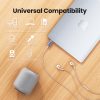Adaptera audio adapteris USB-A austiņām Minijack 3,5 mm pelēkā krāsā