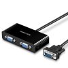 Ekrāna izplatītājs Monitor VGA VGA adapteris - 2x VGA Black