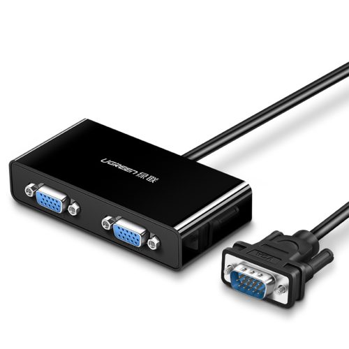 Ekrāna izplatītājs Monitor VGA VGA adapteris - 2x VGA Black