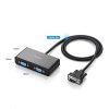 Ekrāna izplatītājs Monitor VGA VGA adapteris - 2x VGA Black