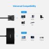 Ekrāna izplatītājs Monitor VGA VGA adapteris - 2x VGA Black