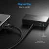 Ekrāna izplatītājs Monitor VGA VGA adapteris - 2x VGA Black