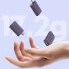 USB-C video attēla adaptera adapteris HDMI 4K pelēkā krāsā