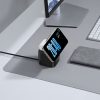 2in1 20w magsafe qi bezvadu lādētājs ar izstrādātu USB-C kabeli melnu