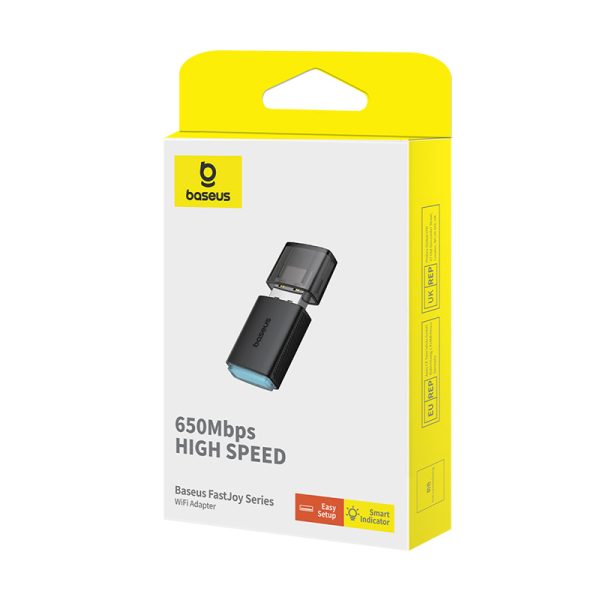 Ārējā USB WiFi tīkla karte 2,4 GHz 5 GHz 650MB/s melns