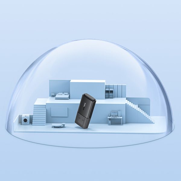 Ārējā USB WiFi tīkla karte 2,4 GHz 5 GHz 650MB/s melns