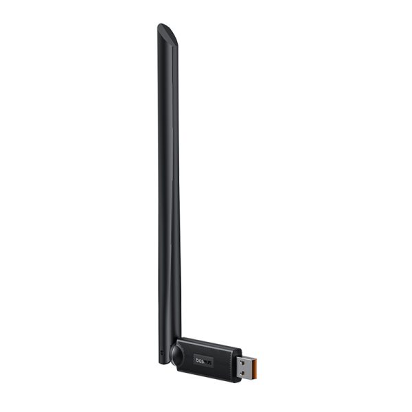 Ārējā USB WiFi tīkla karte 2,4 GHz 5 GHz 650 MB/s ar 6dbi melno antenu