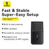 Ārējā USB WiFi tīkla karte 2,4 GHz 300 MB/s melnā krāsā
