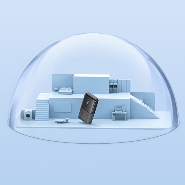 Ārējā USB WiFi tīkla karte 2,4 GHz 300 MB/s melnā krāsā