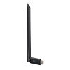 Ārējā USB WiFi tīkla karte 2,4 GHz 300 MB/s ar 6dbi melno antenu