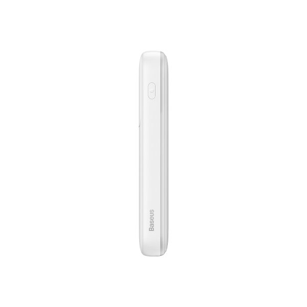 PowerBank ar 10 000 mAh 22,5W komētas sērijas displejs + USB-A Cable-USB-C 0,3 m balts