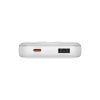 PowerBank ar 10 000 mAh 22,5W komētas sērijas displejs + USB-A Cable-USB-C 0,3 m balts