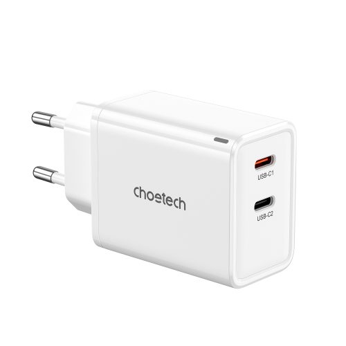 GAN 2X USB-C PD 65W PD lādētājs