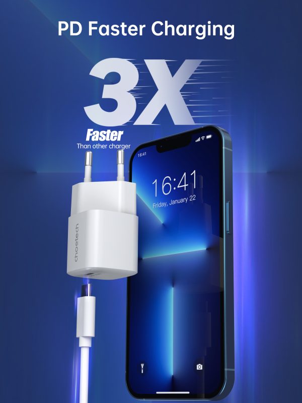 GAN USB-C PD 30W GAN lādētājs