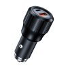 USB-C USB-C CE automašīnas lādētājs PD 63W Black