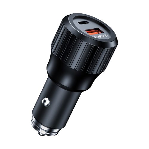 USB-C USB-C CE automašīnas lādētājs PD 63W Black