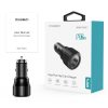 USB-C USB-C CE automašīnas lādētājs PD 63W Black