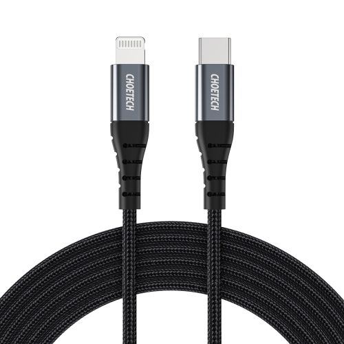 Kabelis Kabelis iPhone USB -C - zibens MFI 480MB/s 3A 3M melns