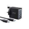 PD 67W GAN lādētājs 2X USB-C 2X USB-angļu valodas spraudnis