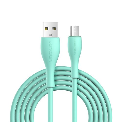 Kabelis USB -A kabelis - MicroUSB 3A uzlādes indikators 2m zaļš