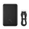 Mini PowerBank 1000mah ar indukcijas uzlādi MagSafe 15W PD QC 20W Black