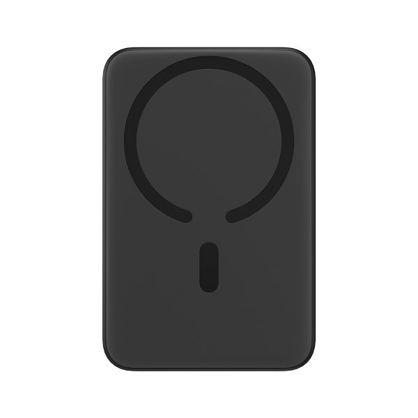 Mini PowerBank 1000mah ar indukcijas uzlādi MagSafe 15W PD QC 20W Black