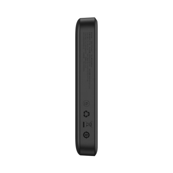 Mini PowerBank 1000mah ar indukcijas uzlādi MagSafe 15W PD QC 20W Black