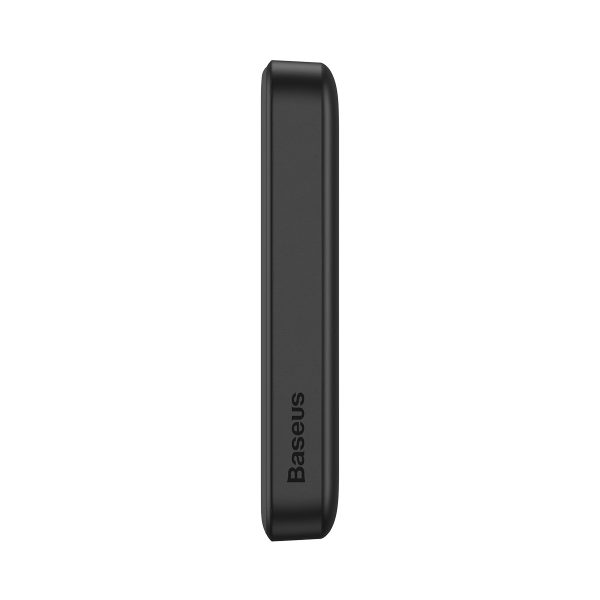Mini PowerBank 1000mah ar indukcijas uzlādi MagSafe 15W PD QC 20W Black