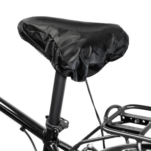 Ūdensnecaurlaidīgs velosipēdu seglu vāks - melns