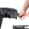 Ūdensnecaurlaidīgs velosipēdu seglu vāks - melns