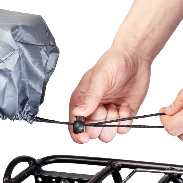 Ūdensnecaurlaidīgs velosipēdu seglu vāks - pelēks