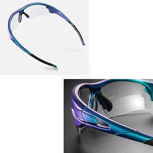 Fothromic velosipēdu brilles ar UV filtru 400 zilā krāsā