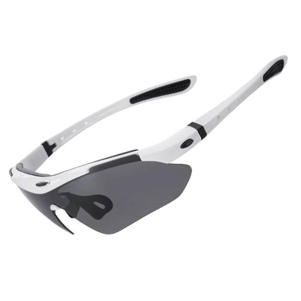 Fothromic velosipēdu brilles ar UV filtru 400 baltu