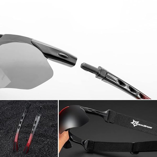 Velosipēdu brilles ar polarizāciju un UV filtru 400 zilā krāsā