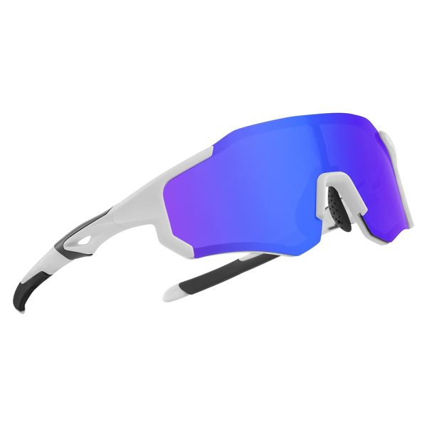 Velosipēdu brilles ar polarizāciju un UV filtru 400 zilā krāsā