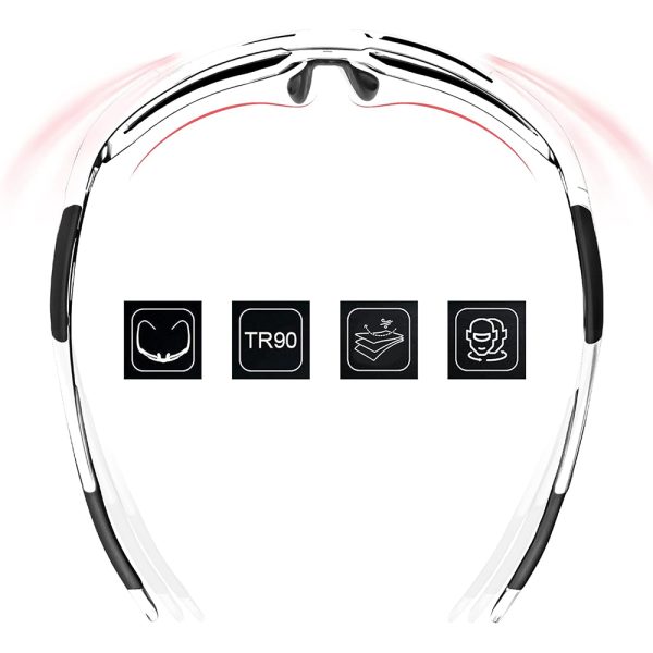 Velosipēdu brilles ar polarizāciju un UV filtru 400 zilā krāsā