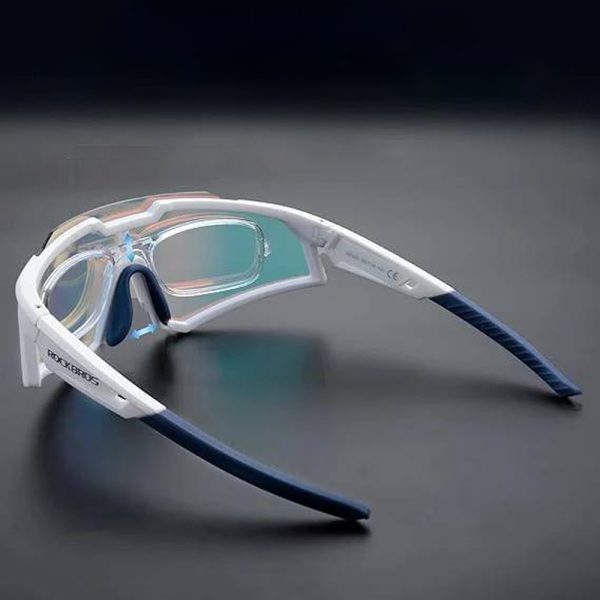 Velosipēdu brilles ar polarizāciju un UV filtru 400 balts
