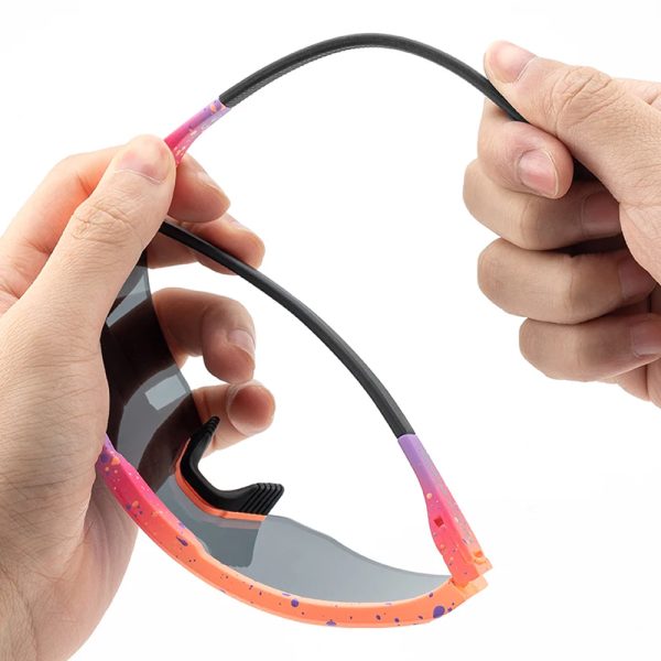 Velosipēdu brilles ar polarizāciju un UV filtru 400 melni