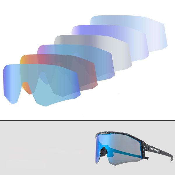 Velosipēdu brilles ar polarizāciju un UV filtru 400 melni