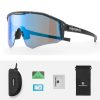 Velosipēdu brilles ar polarizāciju un UV filtru 400 melni