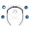 Velosipēdu brilles ar polarizāciju un UV filtru 400 melni