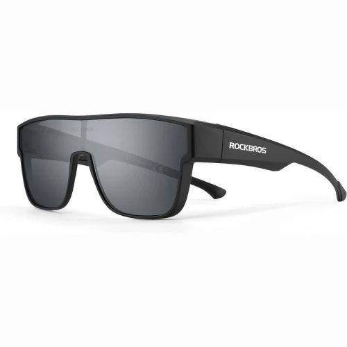 Velosipēdu brilles ar polarizācijas rāmi un UV filtru 400 pelēkā krāsā