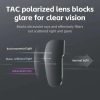 Velosipēdu brilles ar polarizācijas rāmi un UV filtru 400 pelēkā krāsā