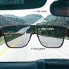 Velosipēdu brilles ar polarizācijas rāmi un UV filtru 400 pelēkā krāsā