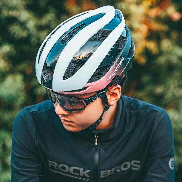 Universālais velosipēdu ķivere regulējams izmērs m zilā krāsā