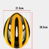 Universālais velosipēdu ķivere regulējama izmēra l melns un dzeltens