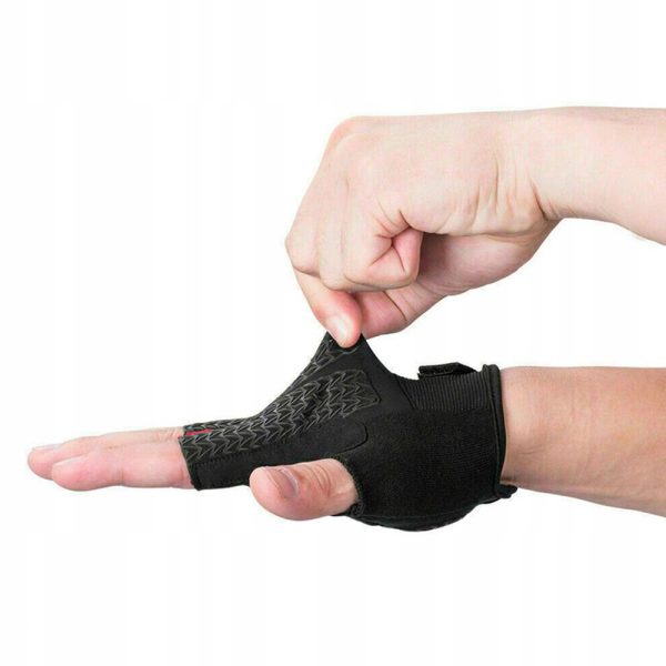 Velosipēdu cimdi ar želejas ieliktņu izmēru s pelēku