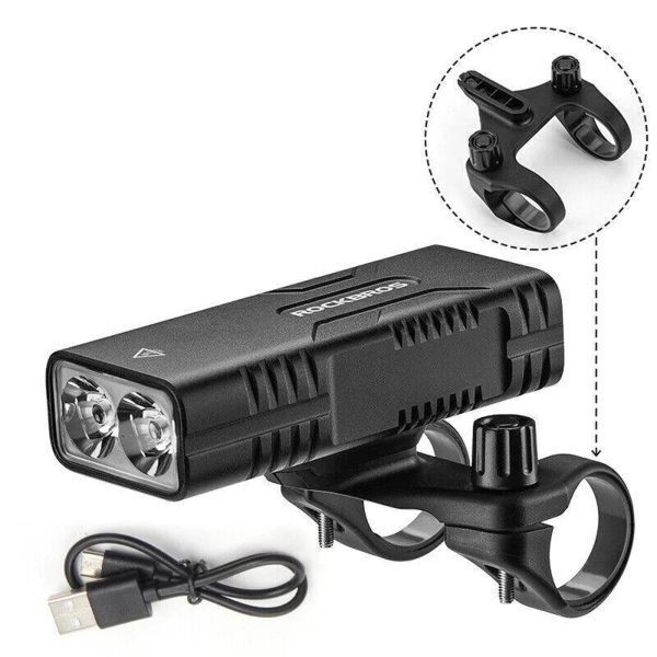 850lm priekšējais velosipēdu lukturis ar PowerBank funkciju + USB-C kabelis